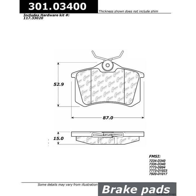 CENCENTRIC PARTS30103400