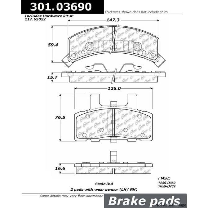 CENCENTRIC PARTS30103690