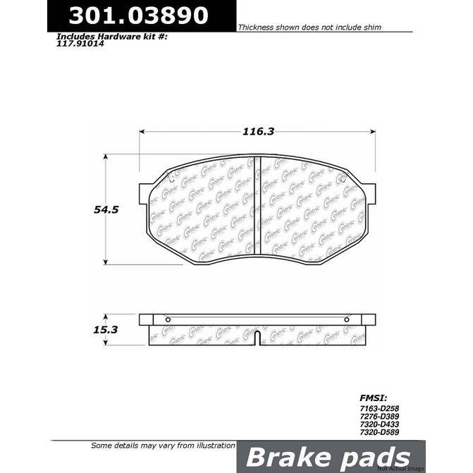 CENCENTRIC PARTS30103890