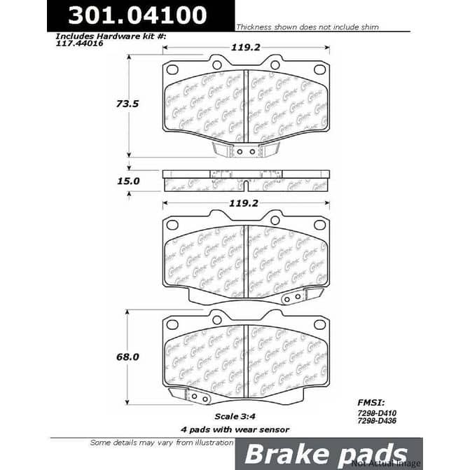 CENCENTRIC PARTS30104100
