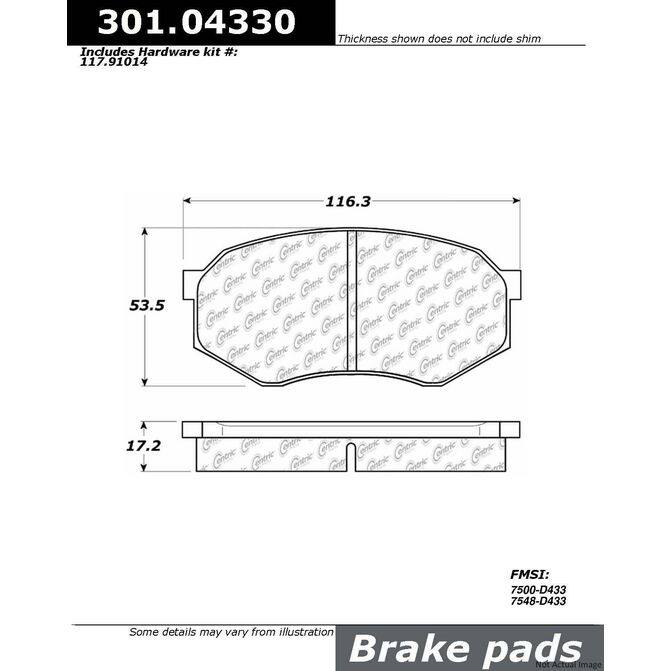 CENCENTRIC PARTS30104330