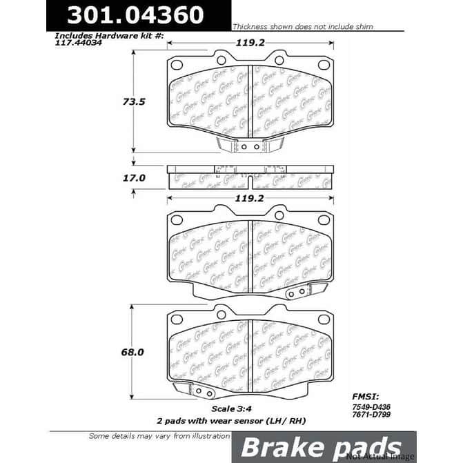 CENCENTRIC PARTS30104360