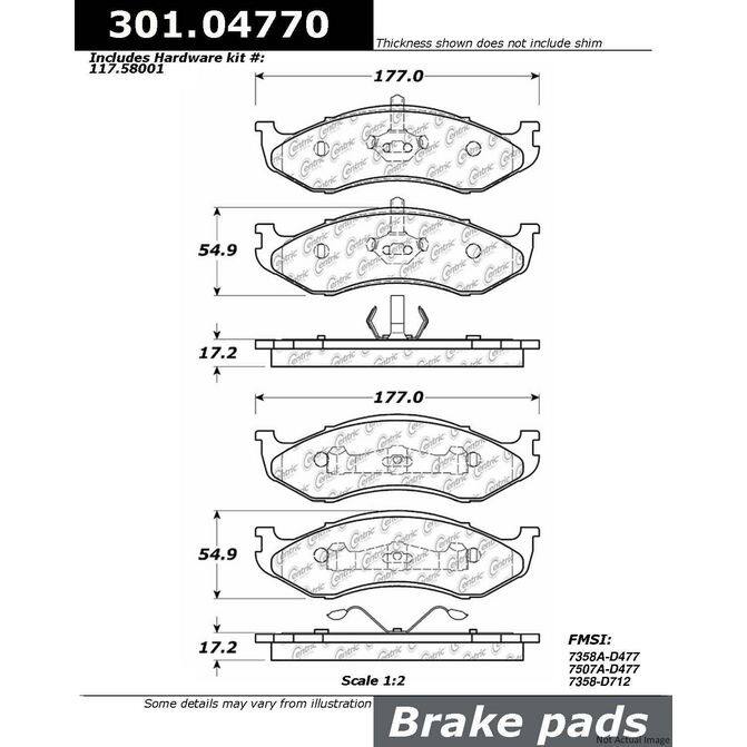 CENCENTRIC PARTS30104770