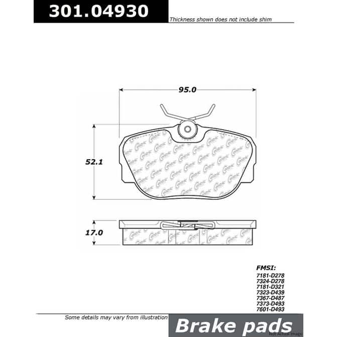CENCENTRIC PARTS30104930