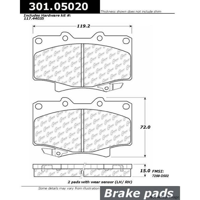 CENCENTRIC PARTS30105020
