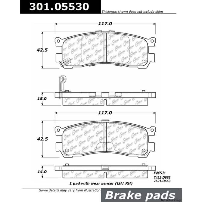 CENCENTRIC PARTS30105530