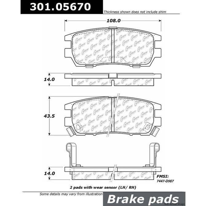 CENCENTRIC PARTS30105670