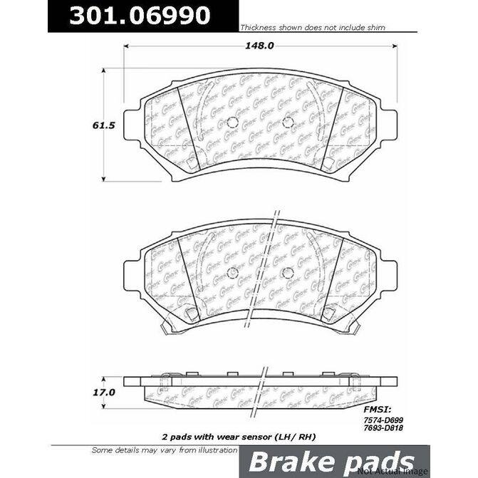 CENCENTRIC PARTS30106990
