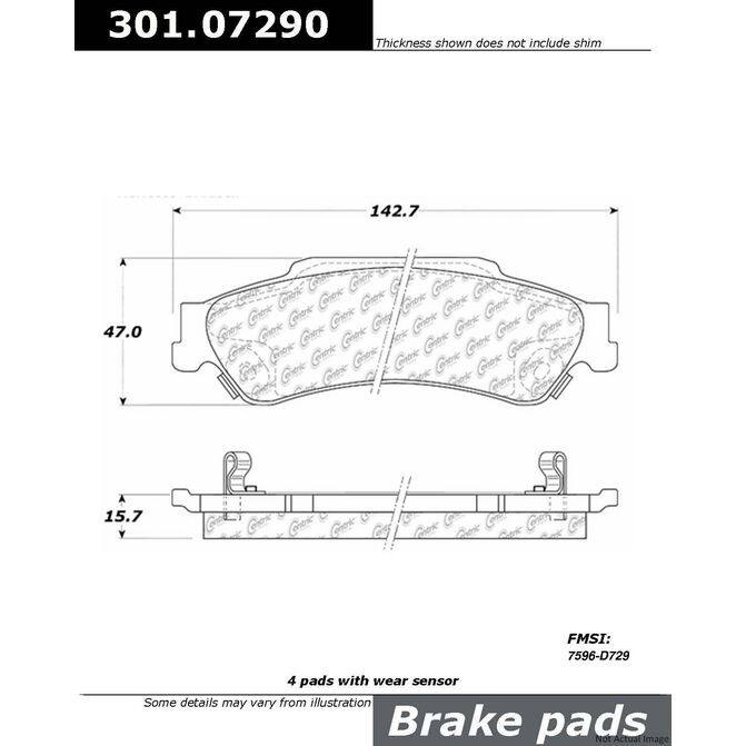 CENCENTRIC PARTS30107290