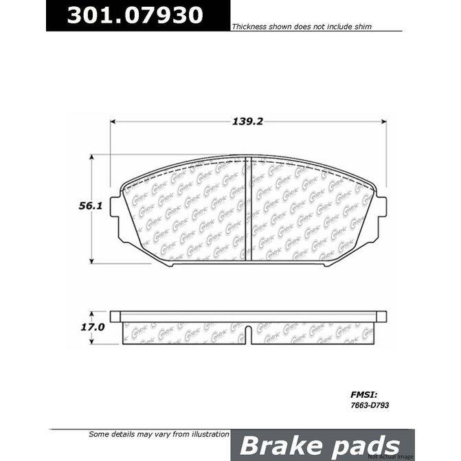 CENCENTRIC PARTS30107930