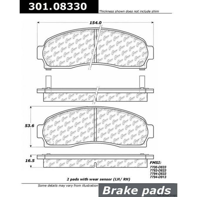 CENCENTRIC PARTS30108330