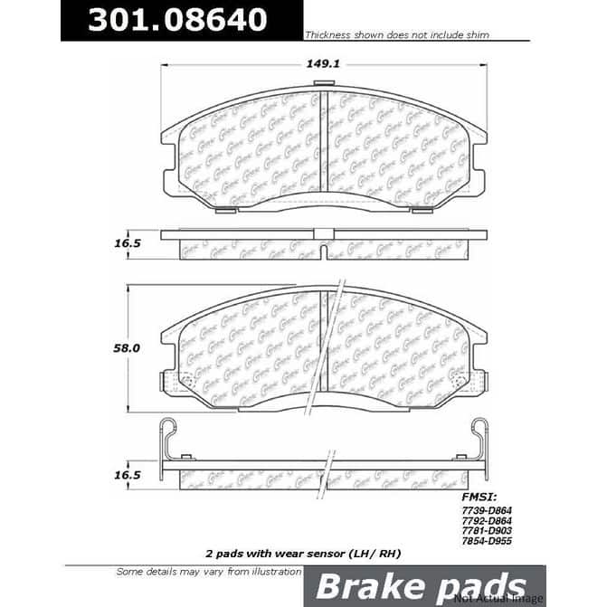 CENCENTRIC PARTS30108640