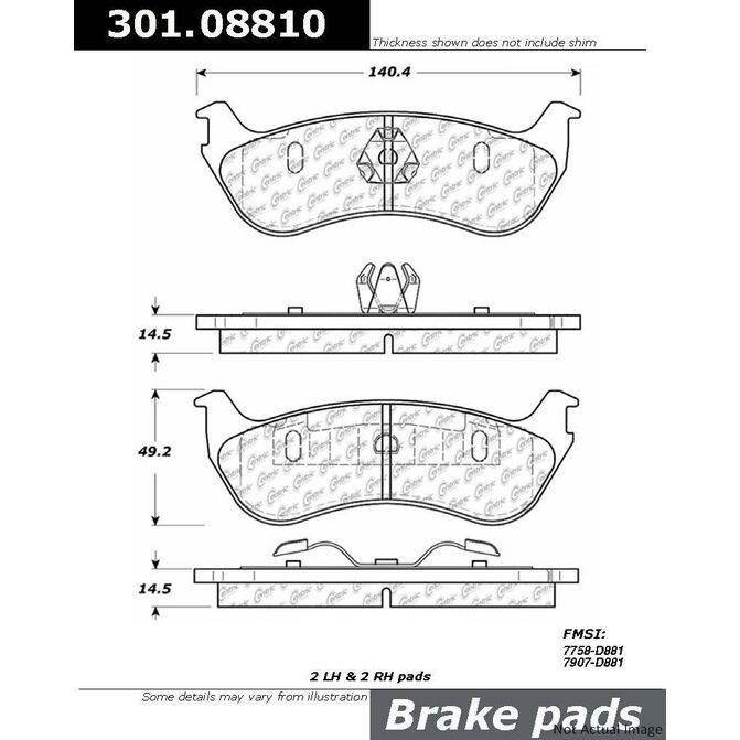 CENCENTRIC PARTS30108810