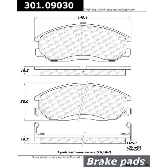 CENCENTRIC PARTS30109030