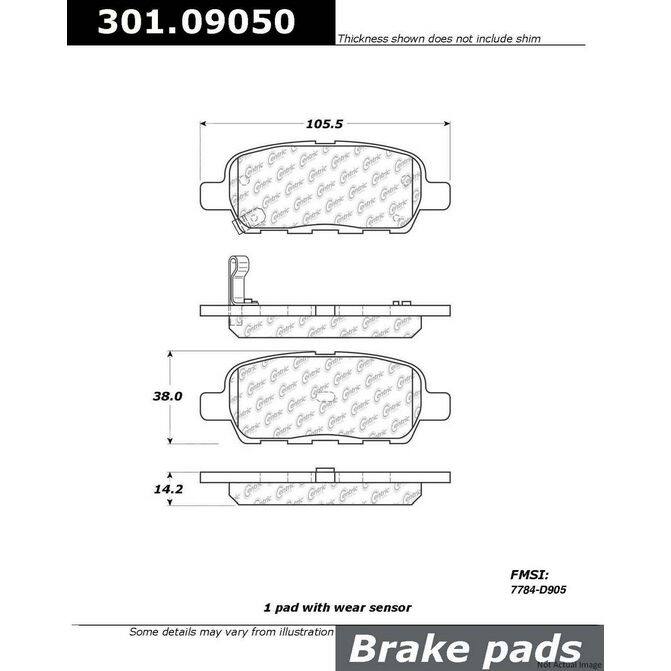 CENCENTRIC PARTS30109050