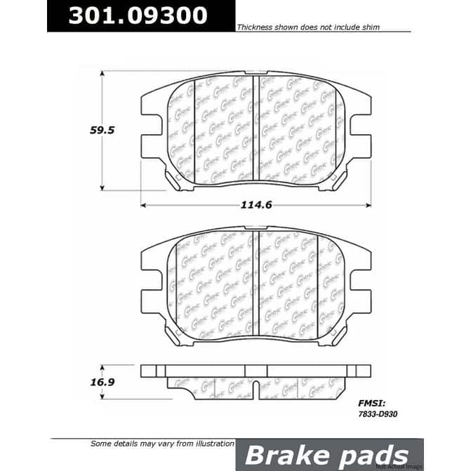 CENCENTRIC PARTS30109300