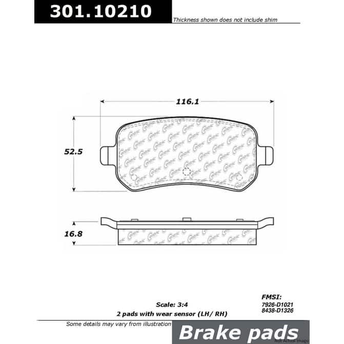CENCENTRIC PARTS30110210