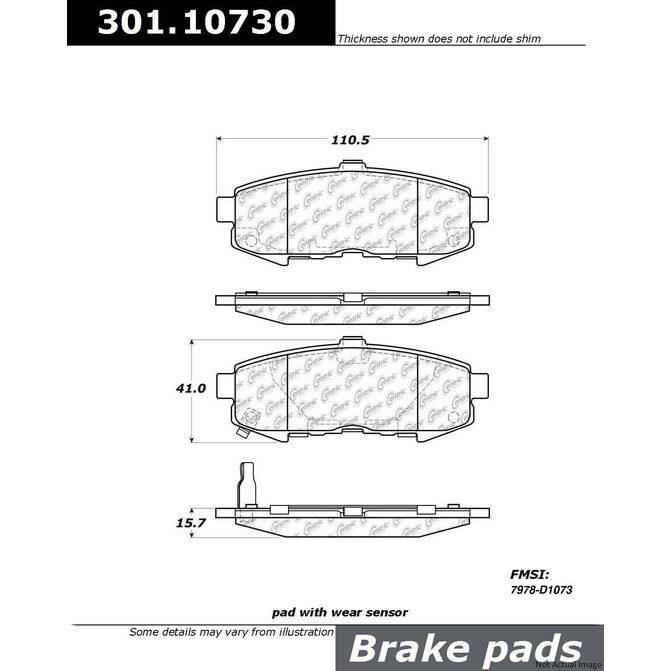 CENCENTRIC PARTS30110730