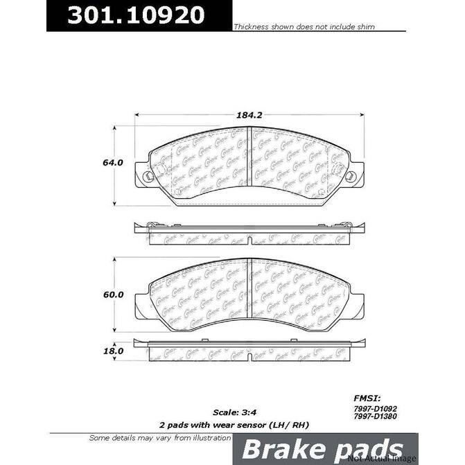 CENCENTRIC PARTS30110920