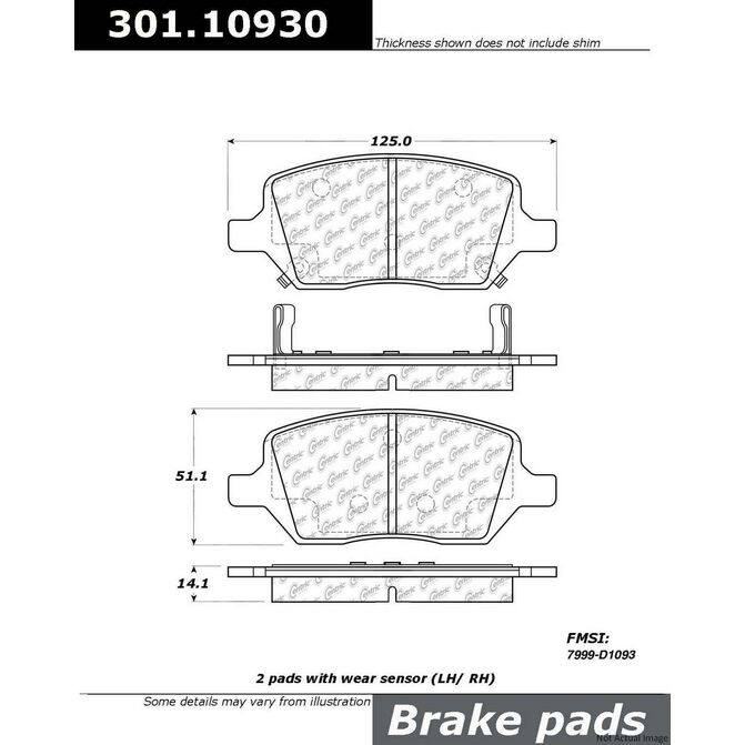 CENCENTRIC PARTS30110930
