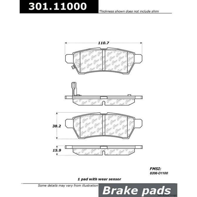 CENCENTRIC PARTS30111000