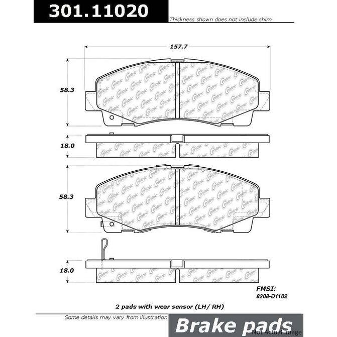 CENCENTRIC PARTS30111020