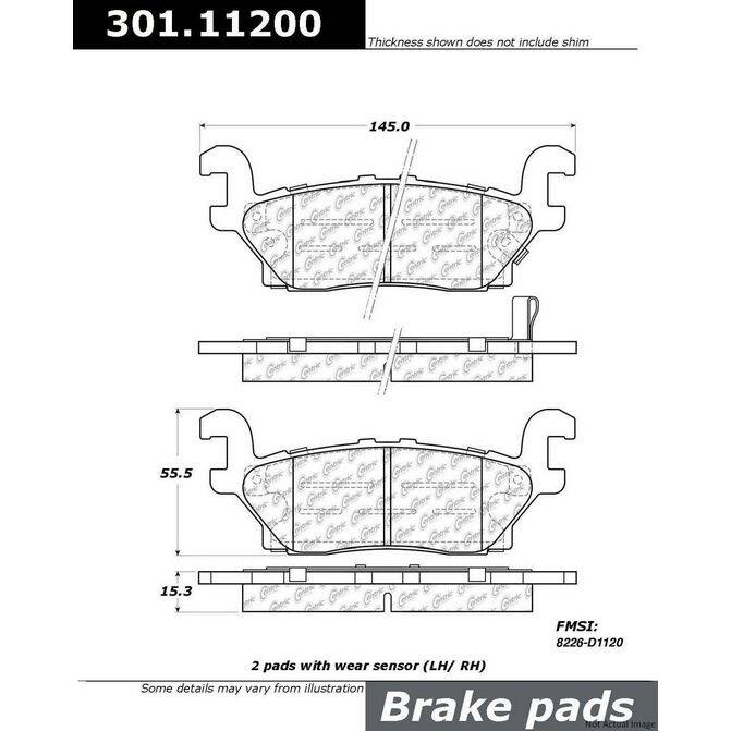 CENCENTRIC PARTS30111200