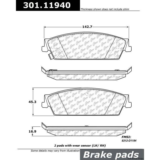 CENCENTRIC PARTS30111940