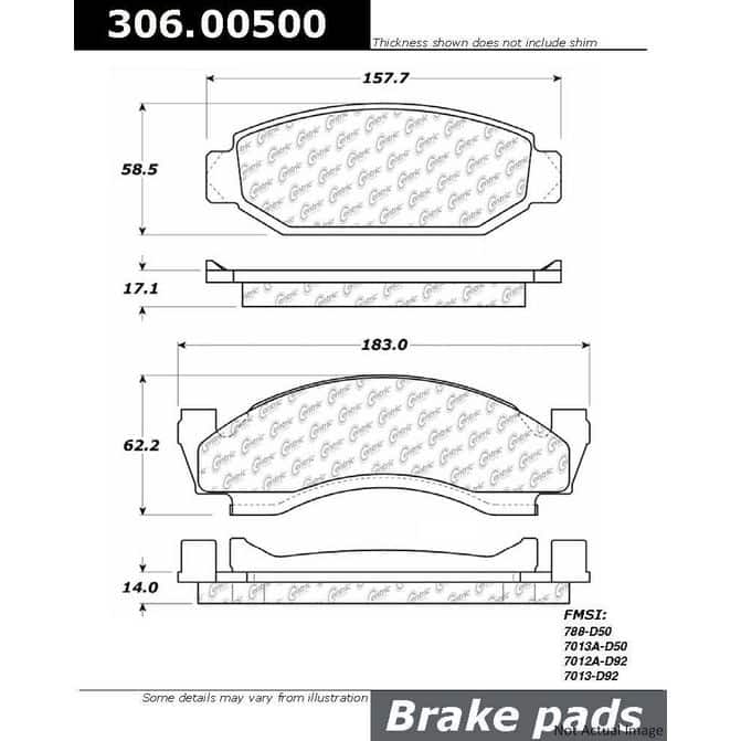 CENCENTRIC PARTS30600500