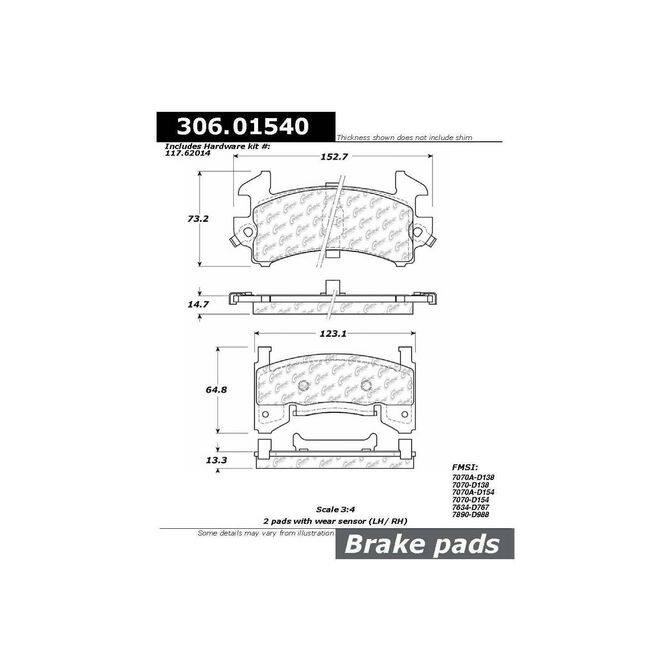 CENCENTRIC PARTS30601540