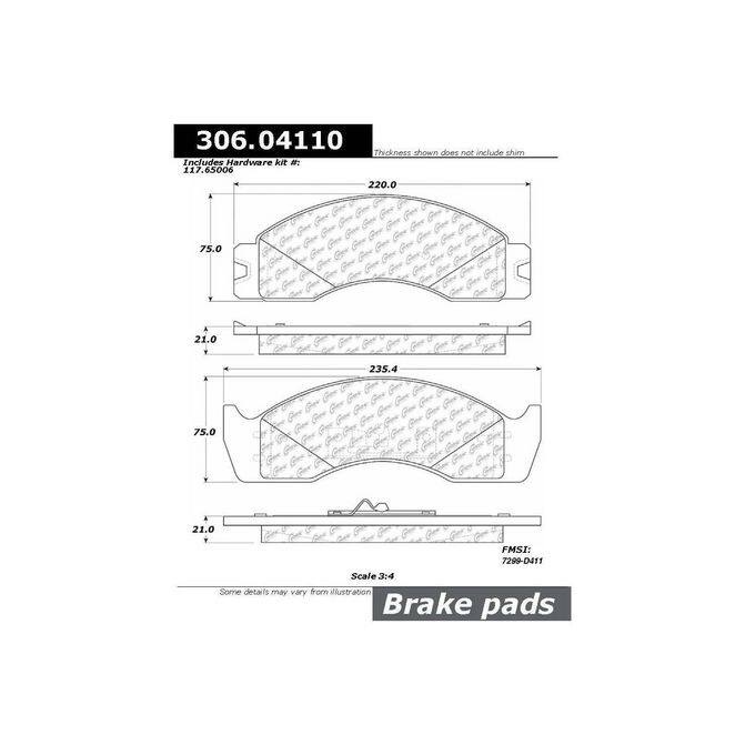 CEN CENTRIC PARTS 30604110