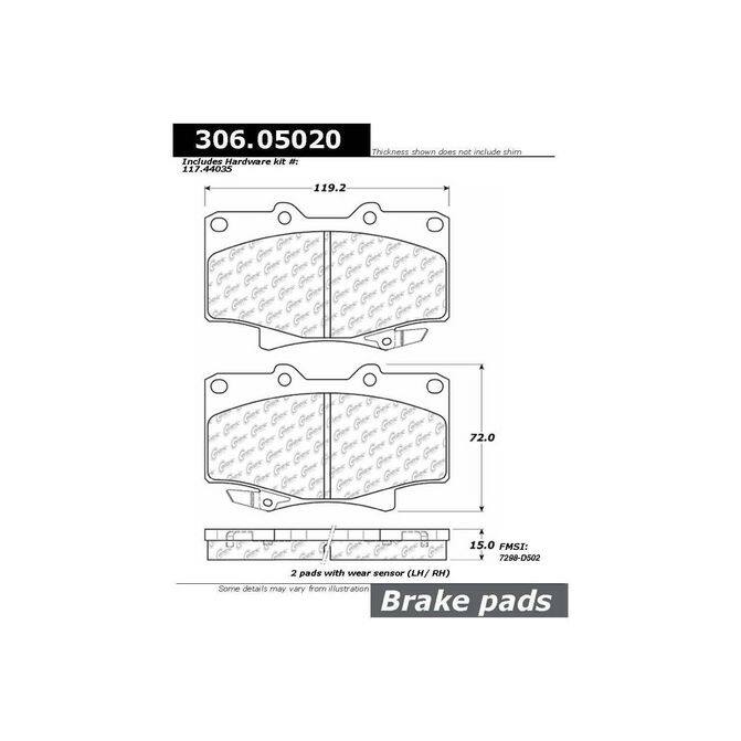 CENCENTRIC PARTS30605020
