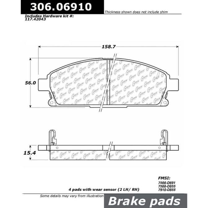 CENCENTRIC PARTS30606910