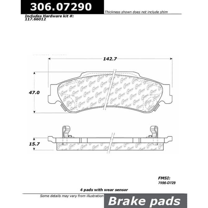 CENCENTRIC PARTS30607290
