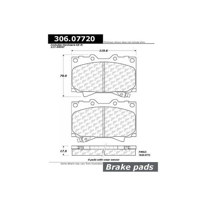 CENCENTRIC PARTS30607720