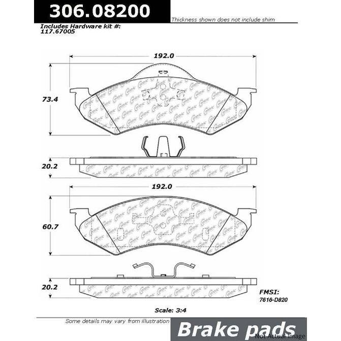 CENCENTRIC PARTS30608200