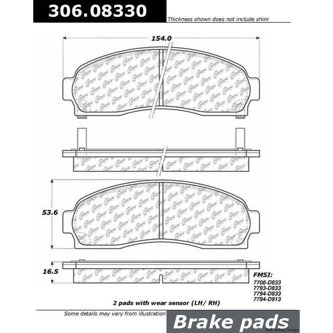 CENCENTRIC PARTS30608330