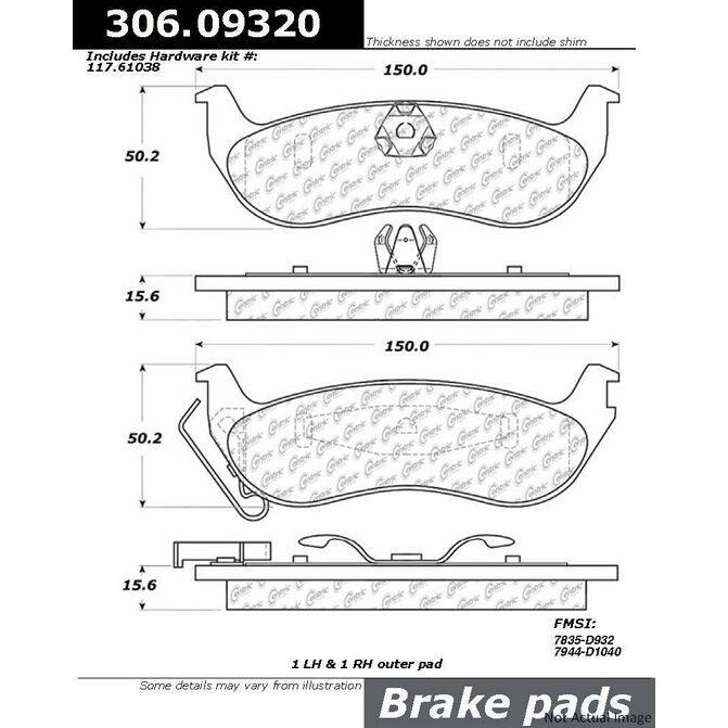 CENCENTRIC PARTS30609320