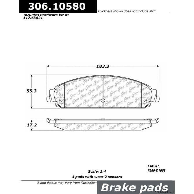 CENCENTRIC PARTS30610580