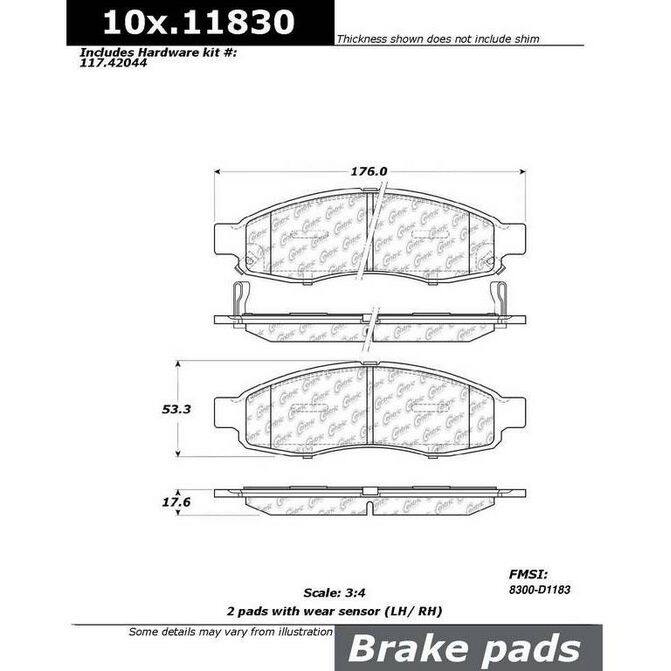 CENCENTRIC PARTS30611830