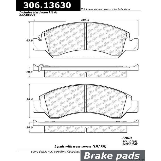 CENCENTRIC PARTS30613630