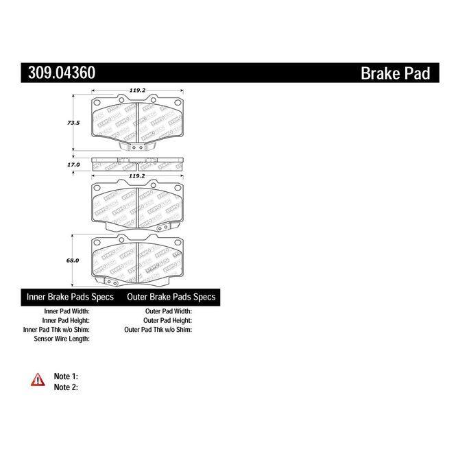 CENCENTRIC PARTS30904360