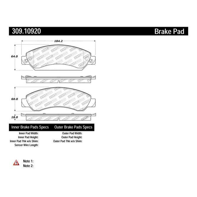 CENCENTRIC PARTS30910920