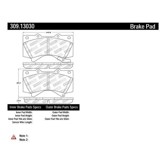 CENCENTRIC PARTS30913030