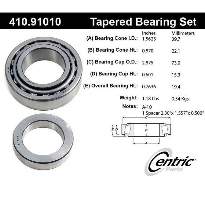 CENCENTRIC PARTS41091010