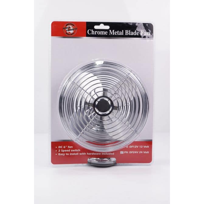 Power Products 24V Dash Fan with 2-Speed Switch DF24V Power Products 24V Dash Fan with 2-Speed Switch DF24V