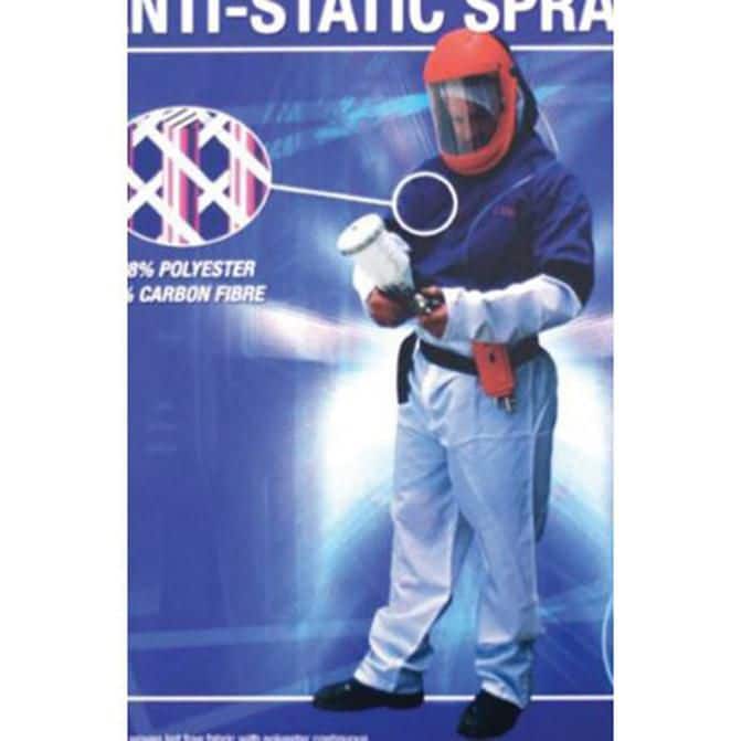 Large Anti Static Spray Suit with Detachable Hood EMX74446 FleetPride