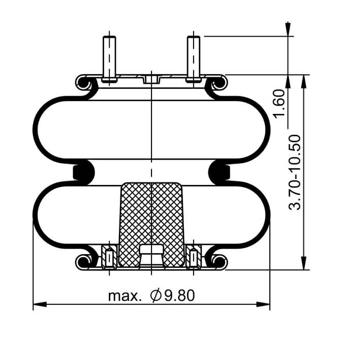 ContiTech Air Spring 64510/2B9-206/4315