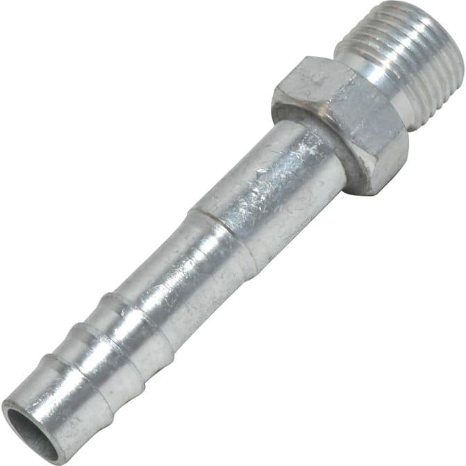Aluminum Straight Male Insert Oring Barb Fitting FT1801C | FleetPride