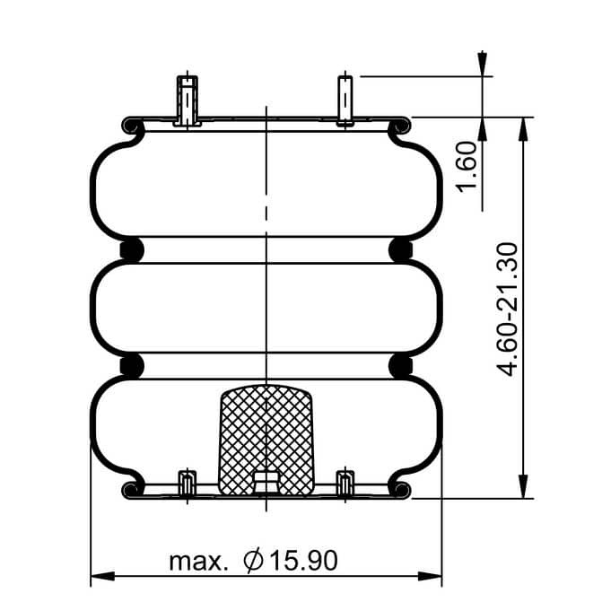 ContiTech Air Spring 64580/3B14-452/4441 AS7850 | FleetPride